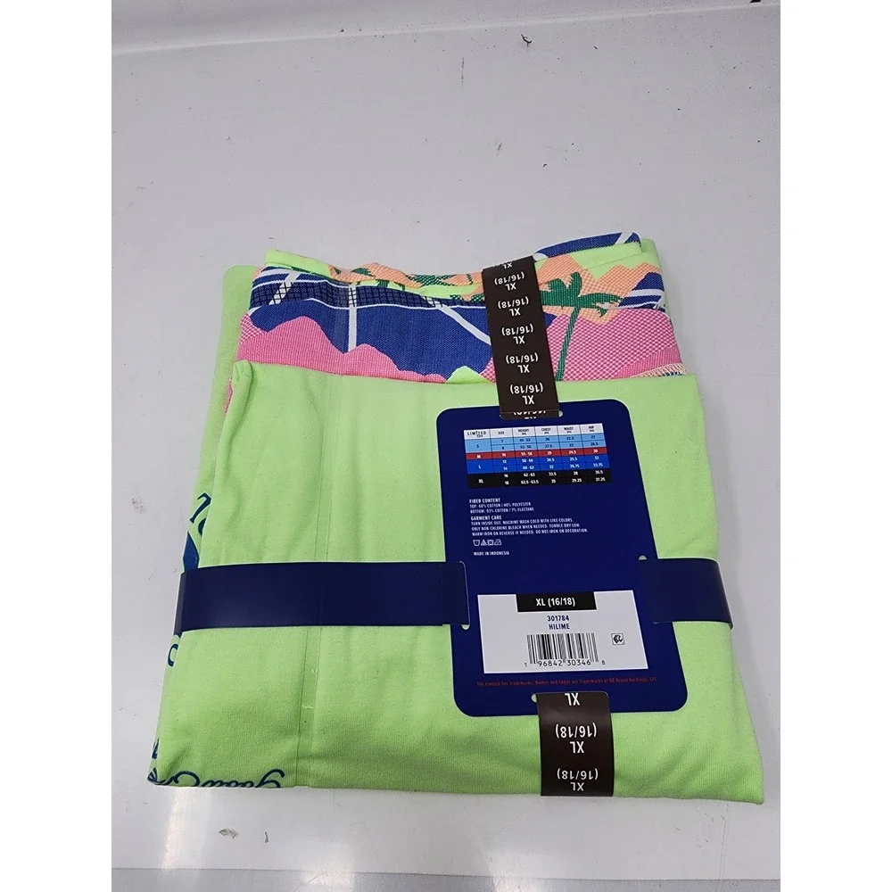 Limited Too‎ Girls Athletic 2 PC Active Set Green Poly Blend Casual Size XL